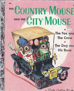 Little Golden Book Country mouse and the city mouse - edizione d
