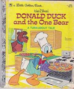 Little Golden Book Donald Duck and the one bear - edizione del 1