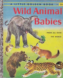 Little Golden Book Wild animal babies - Edizione del 1958