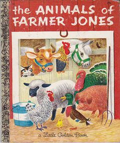 Little Golden Book Animals of farmer Jones - Edizione del 1953