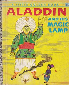 Little Golden Book Aladdin and his magic lamp - Edizione del 195