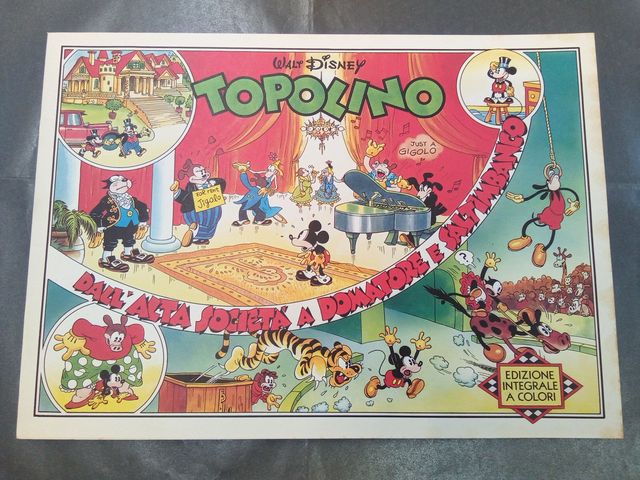 Topolino dall'alta societa' a domatore e saltimbanco