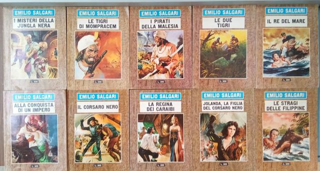 Emilio Salgari - Avventure di terra e di mare 30 volumi completa