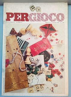 Pergioco rivista di giochi intelligenti anno 2 n.1 gennaio 1981
