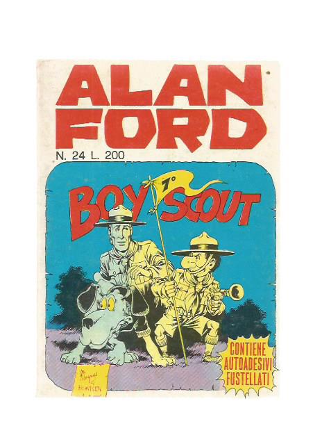 Alan Ford n. 24 - Boy Scout - con adesivi