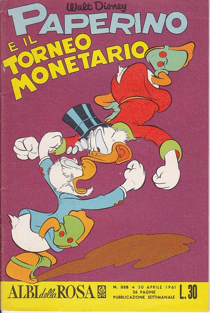 Albi della Rosa n.338 Paperino e il torneo monetario