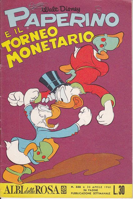 Albi della Rosa n.338 Paperino e il torneo monetario