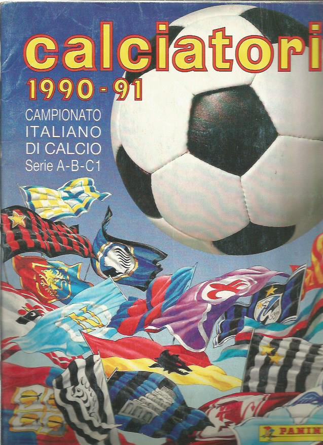 Album Figurine Calciatori 1990/91 con 445 Figurine su 556