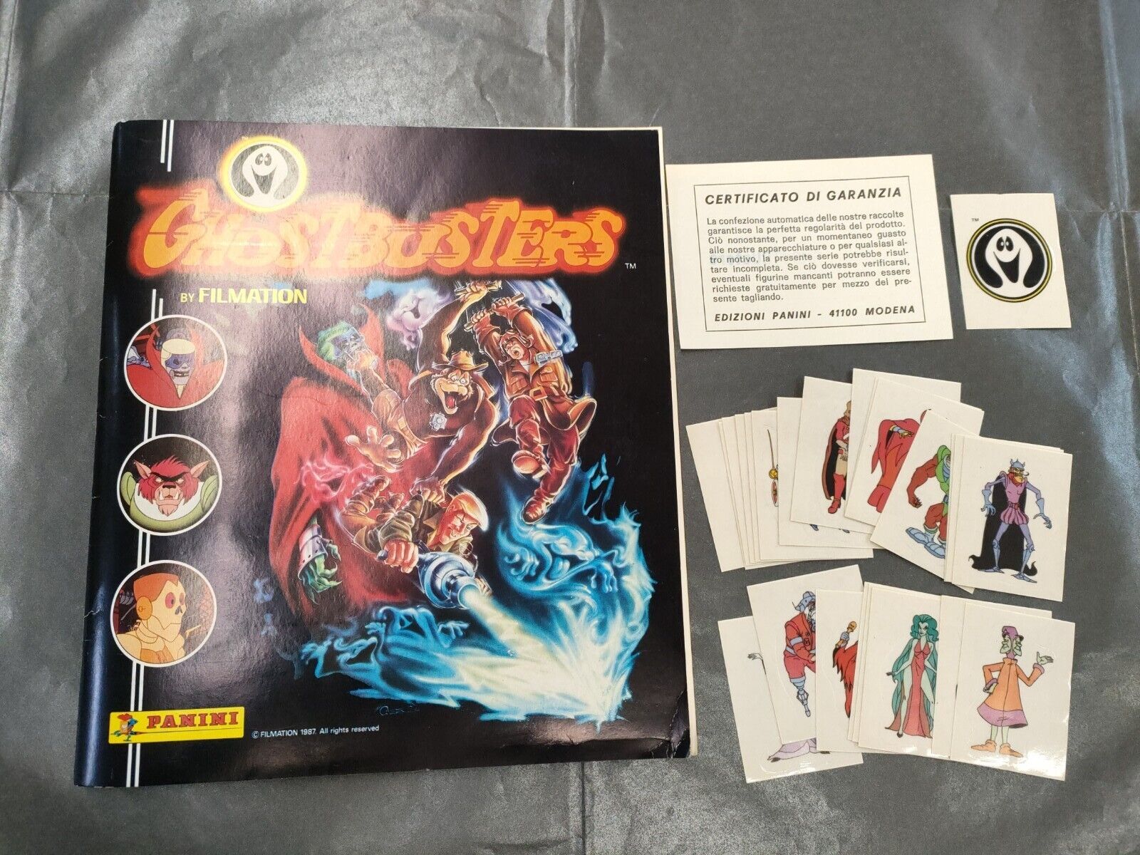 Album Figurine Gostbusters COMPLETO