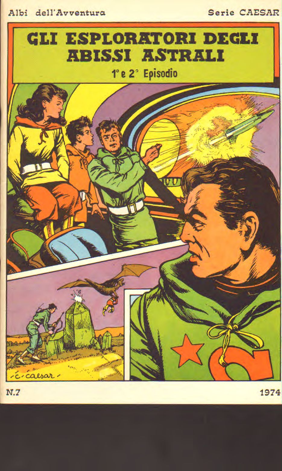 Serie Caesar Gli Esploratori Degli Abissi Astrali N.1.2