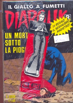 Diabolik serie bianca n.482 con segnalibro magnetico