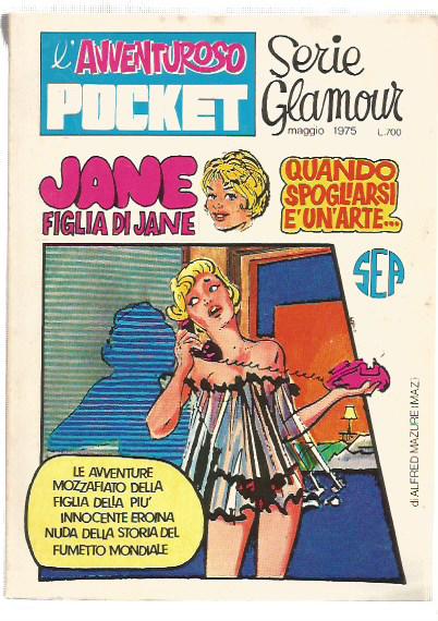 L'Avventuroso Pocket Serie Glamour n. 2 - Jane figlia di Jane