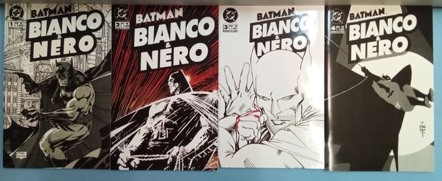 BATMAN BIANCO E NERO N.1-4 serie completa