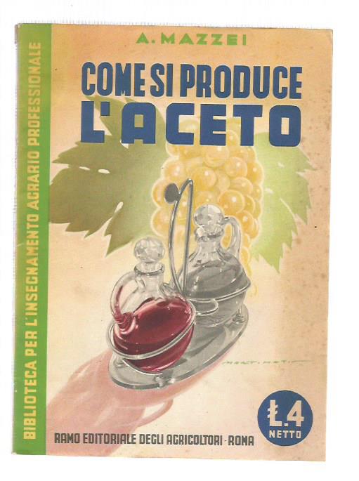 Come si produce l'aceto Biblioteca Insegnamento Agrari