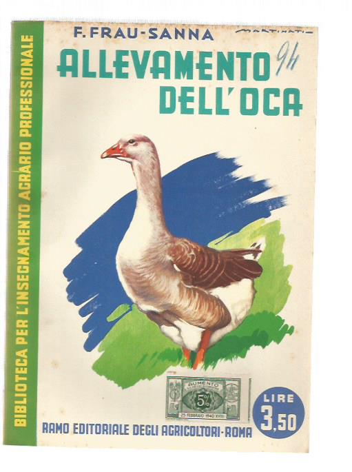 Allevamento dell'Oca Biblioteca Insegnamento Agrari