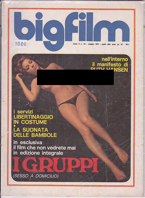 Big Film anno II n.15 Maggio 1971 Ruth Hansen