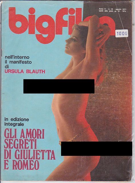 Big Film anno II n.18 Agosto 1971 Ursula Blauth