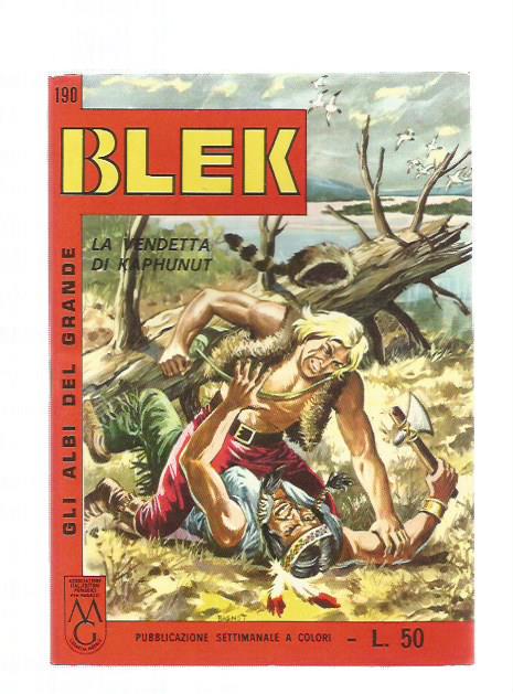 Gli albi del grande Blek n.190 - La vendetta di Kaphunut