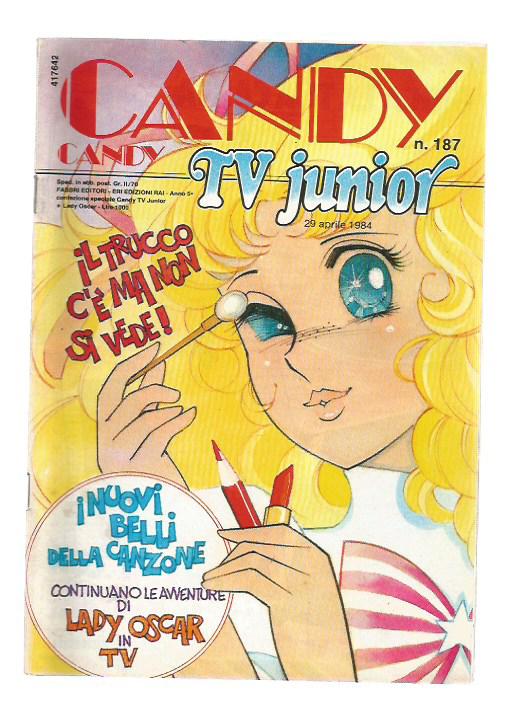 Candy Candy anno 5 n.187 - Fabbri + Allegato Lady Oscar