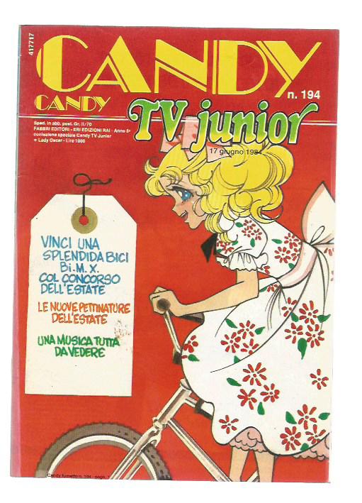 Candy Candy anno 5 n.194 - Fabbri + Allegato Lady Oscar