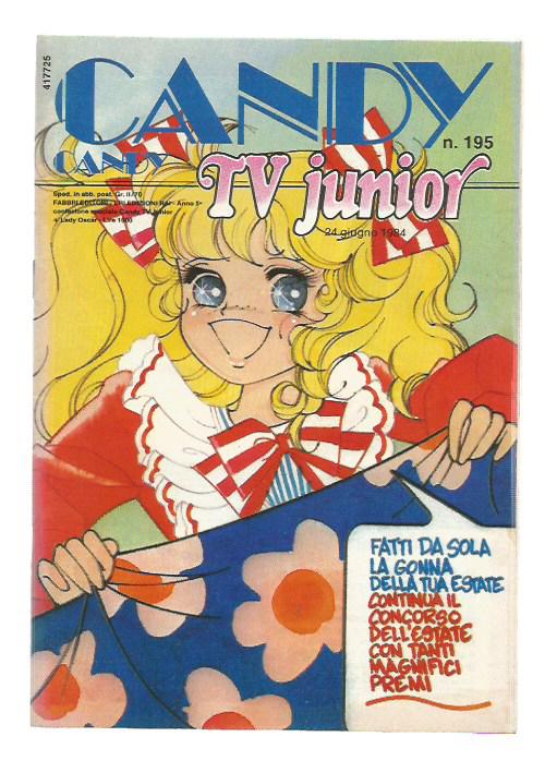 Candy Candy anno 5 n.195 - Fabbri + Allegato Lady Oscar