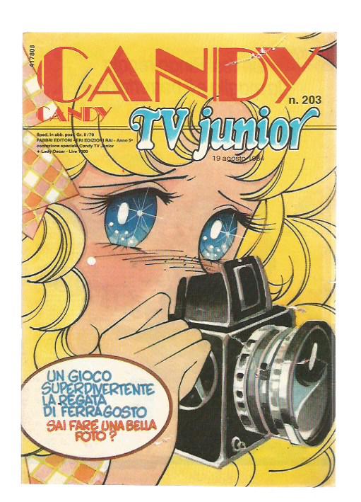 Candy Candy anno 5 n.203 - Fabbri + Allegato Lady Oscar