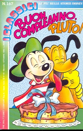 Classici Walt Disney II Serie n. 167 - Buon compleanno Pluto!