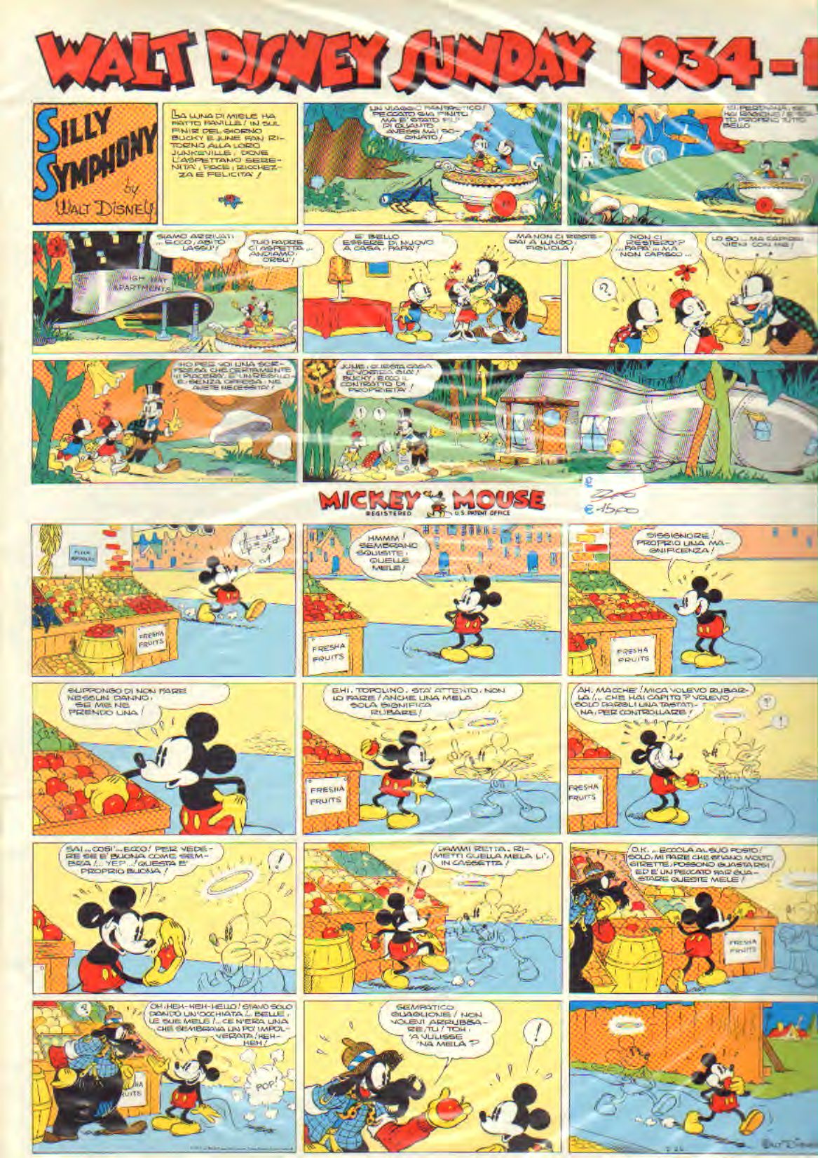 Silly Symphonies E Mickey Mouse (1934/1) 32 P