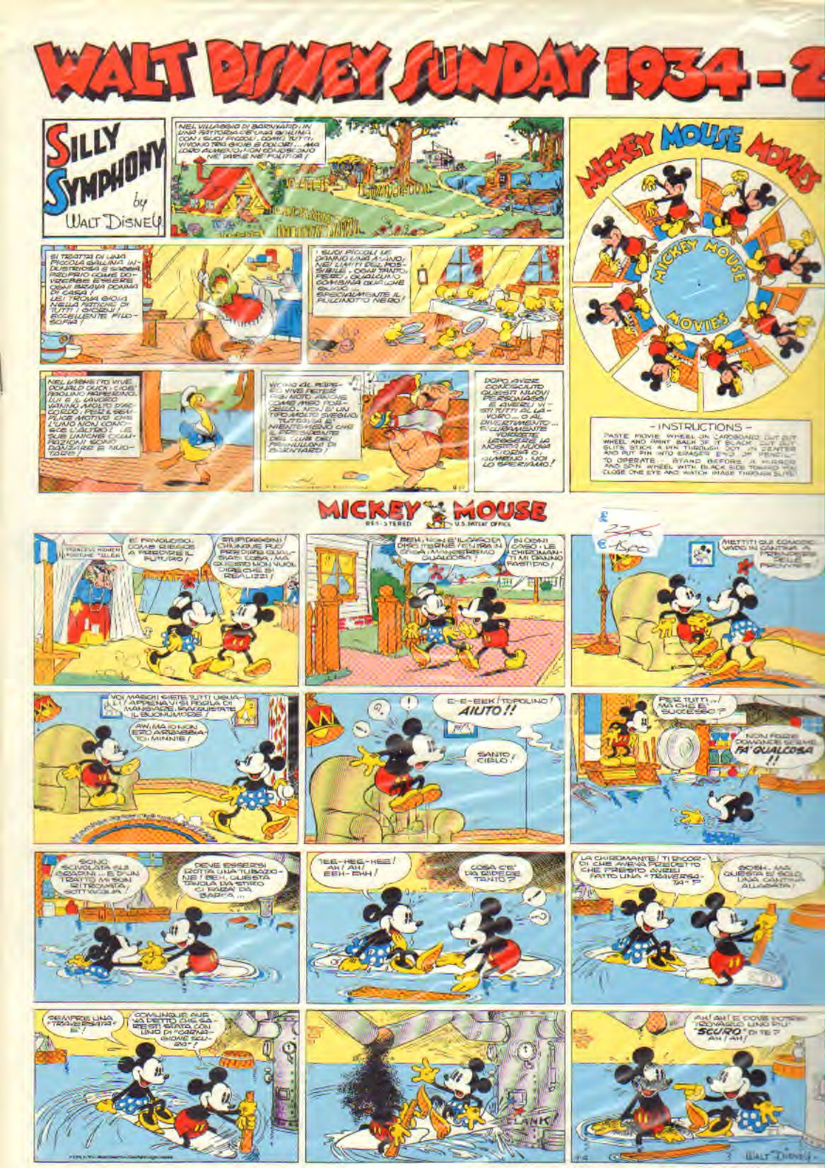 Silly Symphonies E Mickey Mouse (1934/2) 32 P