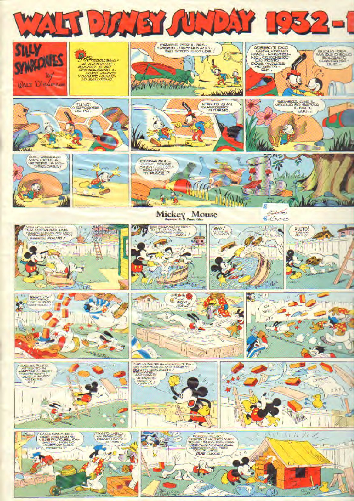 Silly Symphonies E Mickey Mouse (1932/1) 32 P