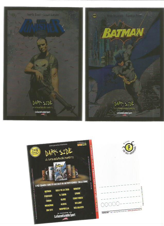 Cartoline - Dark Side Fumetti - Set Completo 10 Cartoline