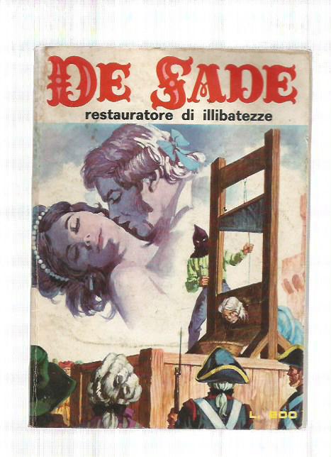 De Sade n. 19 - Restauratore di illibatezze