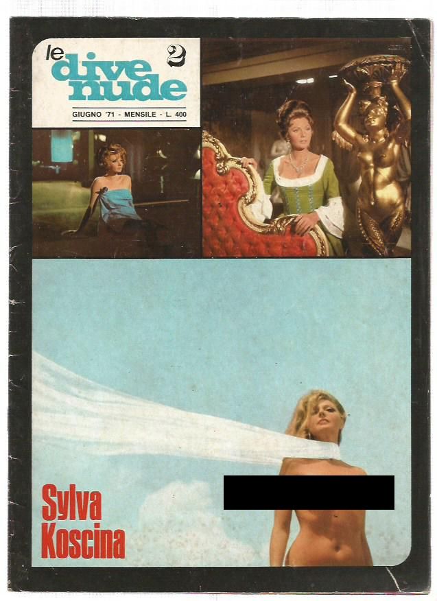Le Dive Nude 1971 - n. 2 - Sylva Koscina
