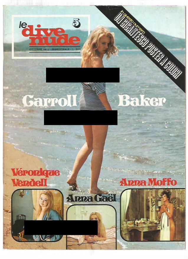 Le Dive Nude 1972 - n. 5 - Carrol Baker, Anna Moffo; Anna Gael e