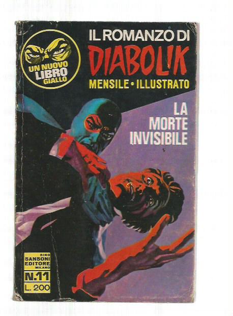 Il Romanzo di Diabolik n.11 - aprile 1970 - Sansoni Editore