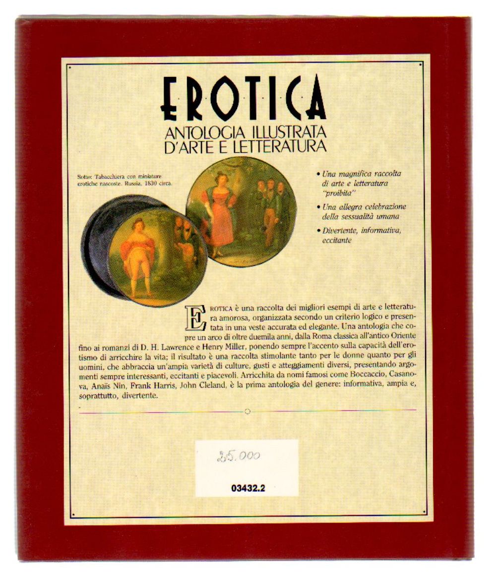 Erotica - Antologia illustrata d'arte e letteratura