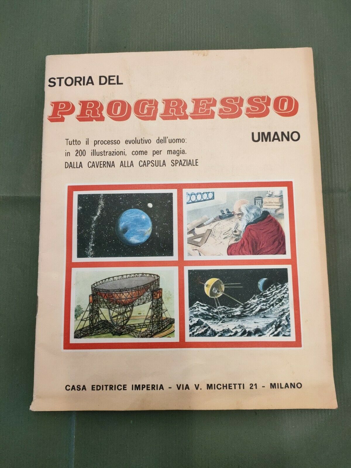 Album Figurine Storia del progresso umano 1966 - Imperia - CPL