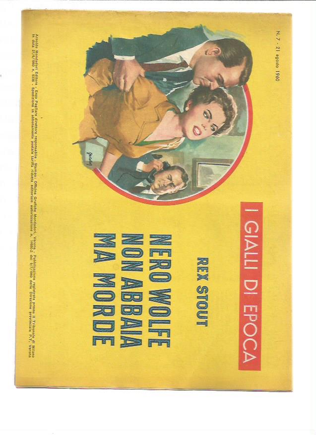 Gialli di Epoca n.  7 - Rex Stout