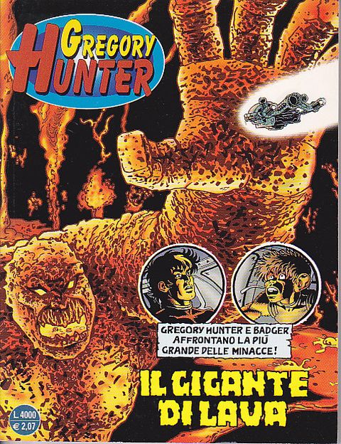 Gregory Hunter n. 8  Il gigante di lava