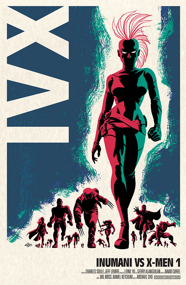 Marvel Miniserie 185 Inumani Vs X-Men 1 Variant