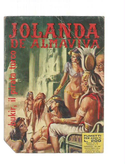 Jolanda de Almaviva n. 45 - Bukir, il pirata turco - Manara