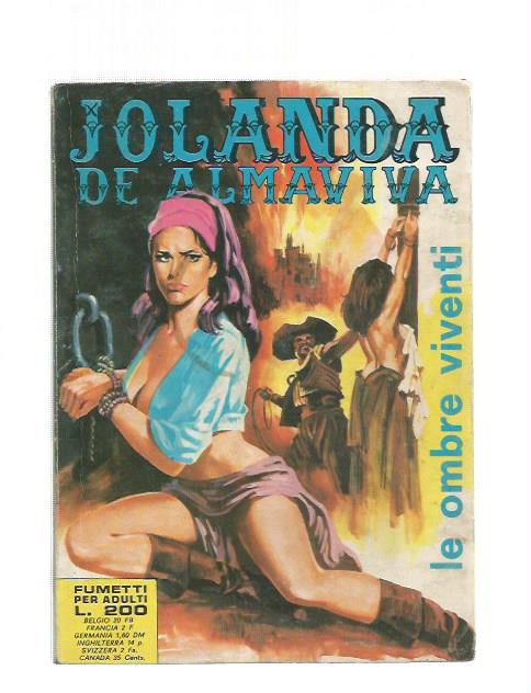 Jolanda de Almaviva n. 53 - Le ombre viventi - Manara