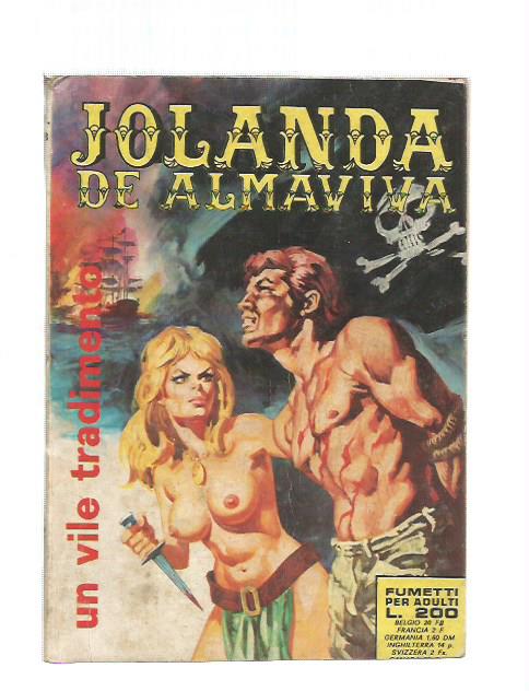 Jolanda de Almaviva n. 58 - Un vile tradimento - Manara