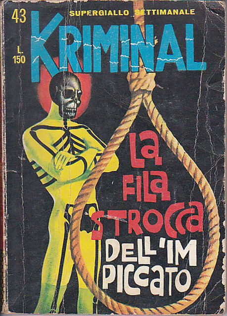 Kriminal n.  43  Filastrocca dell'impiccato  1966
