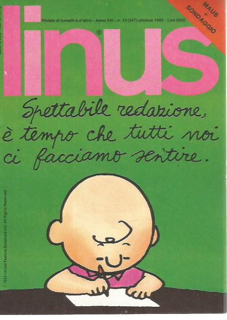 Linus anno 1985 n.10