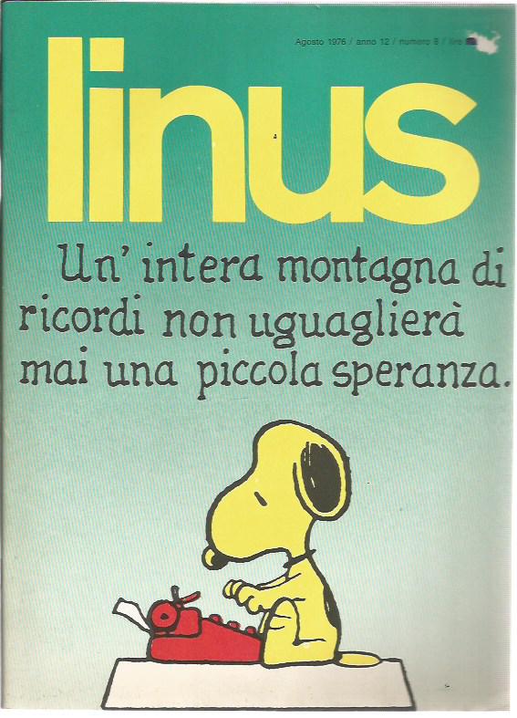 LINUS 1971 Figurina Nuova  n° 026 