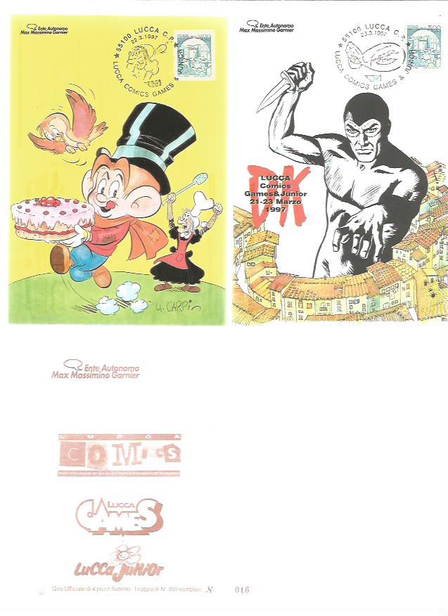 Cartoline - LUCCA COMICS 03/1997 - Box Set Completo