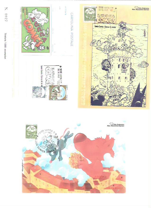 Cartoline - LUCCA COMICS 11/1997 - Box Set Completo