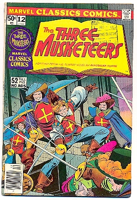 Marvel classics comics n.12 Three  Musketeers