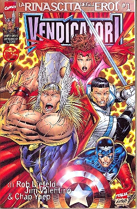 Marvel Mega  9 Vendicatori 1 La Rinascita Degli Eroi